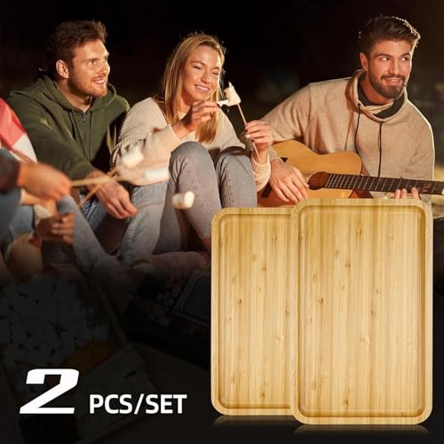 Bamboo Serving Tray (2 Count)