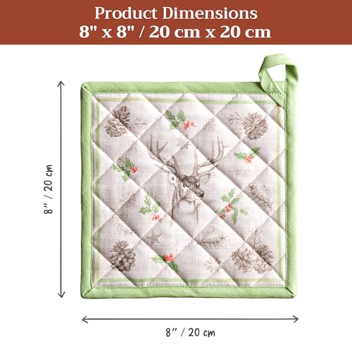 Pot Holders 100% Cotton Potholders (2 Count)
