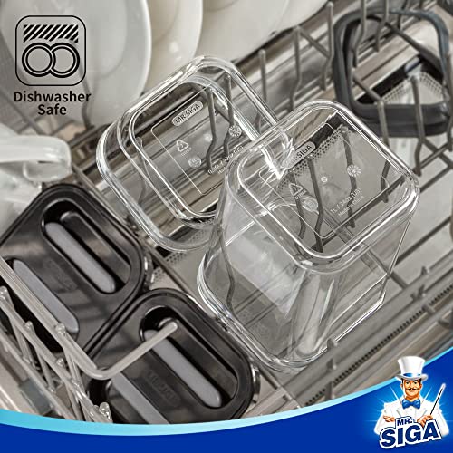 4 Pack Airtight Food Storage Container Set (4 Count)