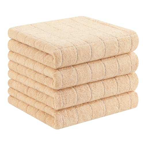 100% Cotton Terry Kitchen Towels (4 Count)