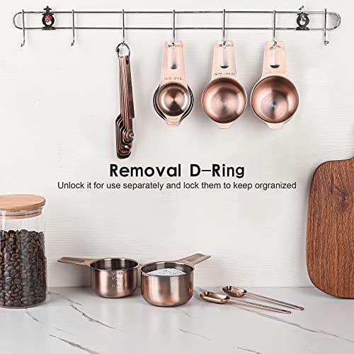 Copper Measuring Spoons Set 10