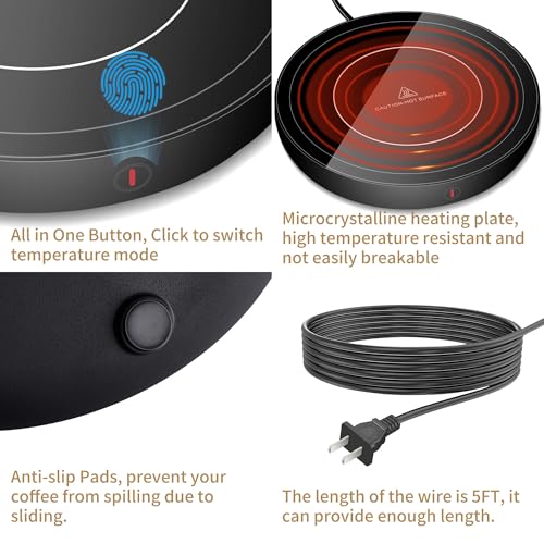 Coffee Mug Warmer for Desk 4H Auto Shut Off