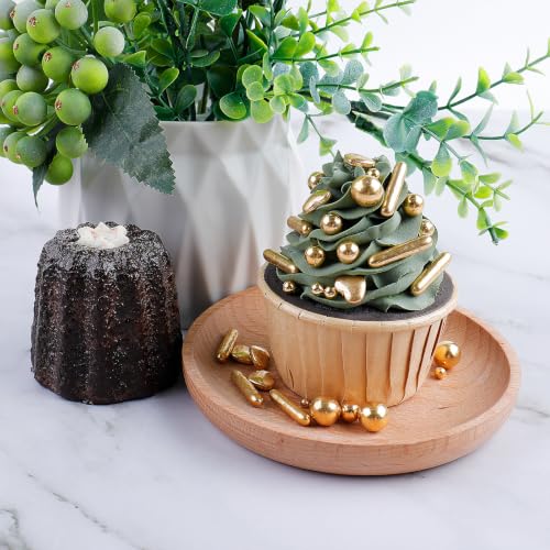 Gold Sprinkles for Cake Decorating (4.6 Ounce)
