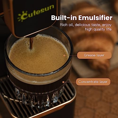 Mini Espresso Coffee Machine for Capsules Compatible with Nespresso OriginalL Machine