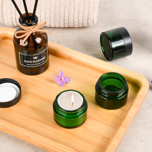 Glass Jars with Lids (24 Count)