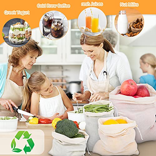 10 Pack Nut Milk Bag
