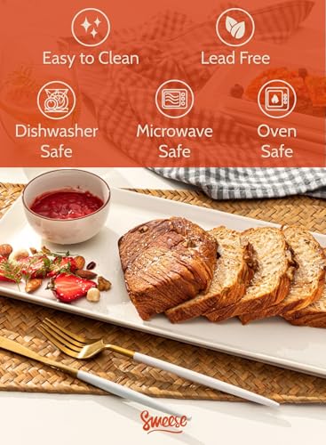 White Serving Platters (4 Count)