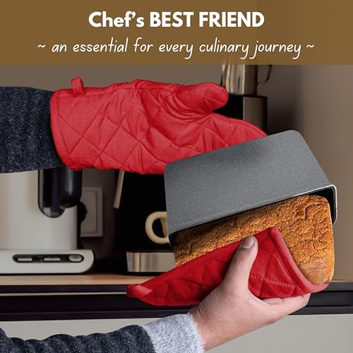 Pot Holders and Oven Mitts Sets for Kitchen Heat Resistant