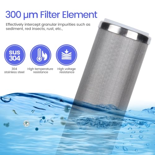 Stainless Steel Cleanable Wire Mesh Filter Cartridge 10”Length