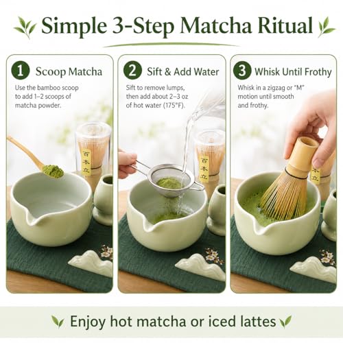 Matcha Whisk Set with Bowl