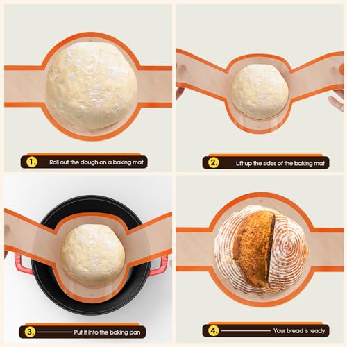 Silicone Bread Sling for Dutch Oven (3 Count)