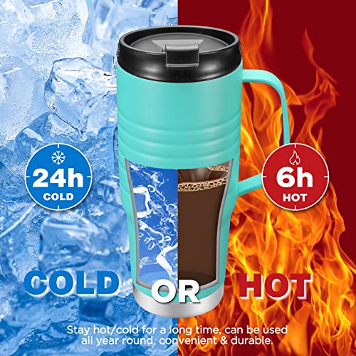 24 oz Travel Mug with Handle