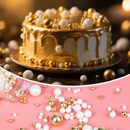 Edible Pearl Sprinkles 130g (4.58 Ounce)