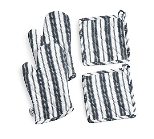 Oven Mitts & Potholder Set