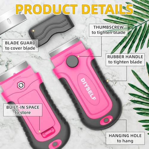 Razor Blade Scraper with 15 Extra Razor Blades