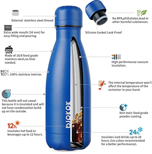 12 oz Small Insulated Water Bottle