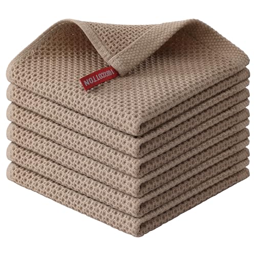 100% Cotton Waffle 6 (6 Count)