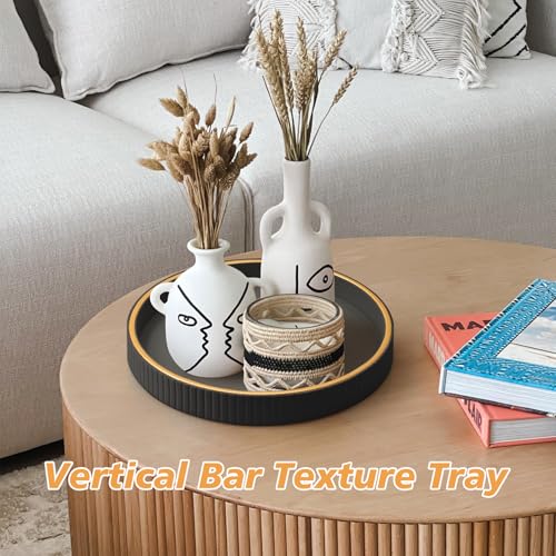 Leather Tray Desktop Storage Organizer