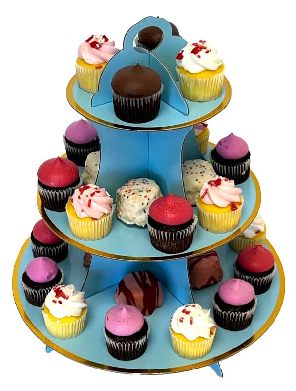 Blue Cupcake Stand