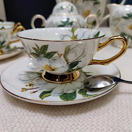 Chinese Bone China Coffee Tea Set