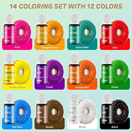 14 Food Coloring Set (4.9 Fl Oz)