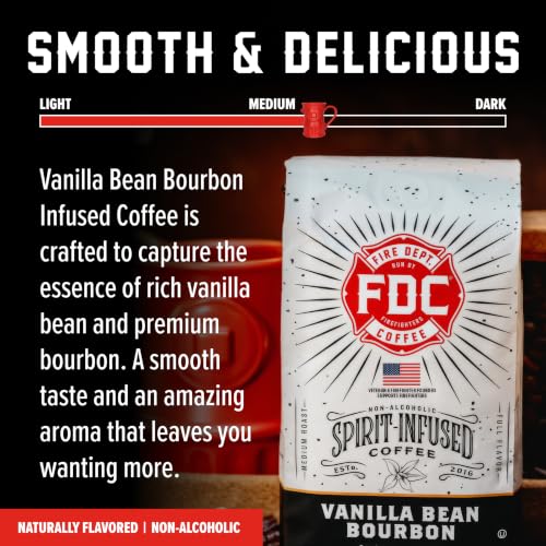 Vanilla Bourbon Infused Ground Coffee (12 Ounce)