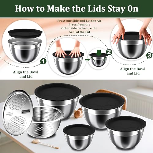 Mixing Bowls with Lids Set