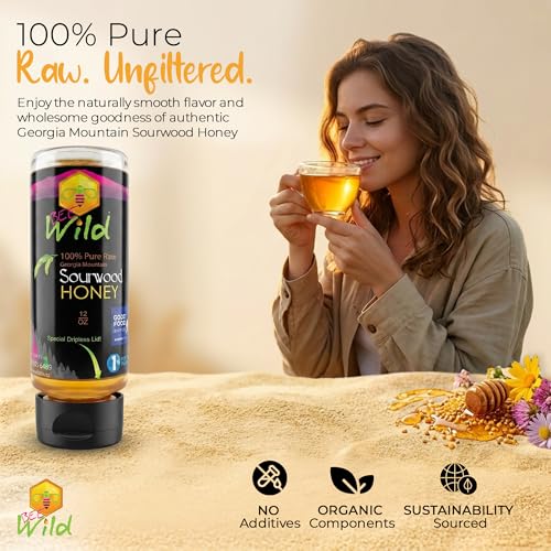 100% Pure Raw Unfiltered Honey Organic (12 Ounce)