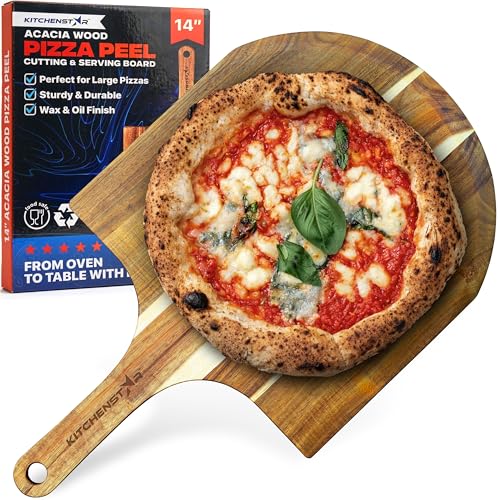 14 Inch Acacia Wood Pizza Peel