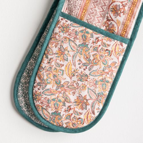 Double Oven Mitts 100% Cotton Double Oven Glove