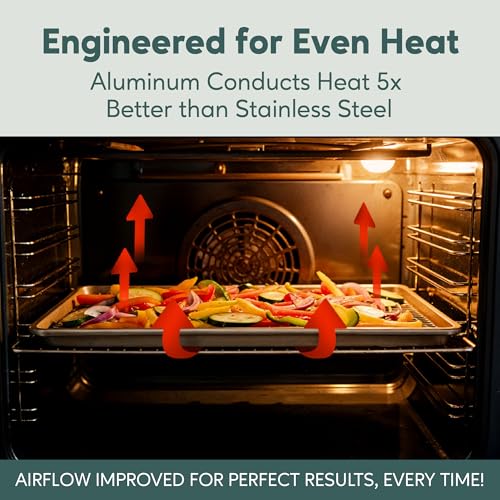 Aluminum Baking Sheet with Cooling Rack Set