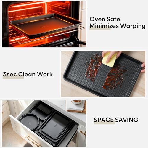 10 Piece Nonstick Bakeware Set (10 Count)