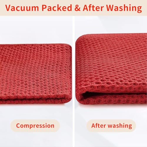 100% Cotton Waffle Weave Kitchen Dish Cloths 8 (8 Count)