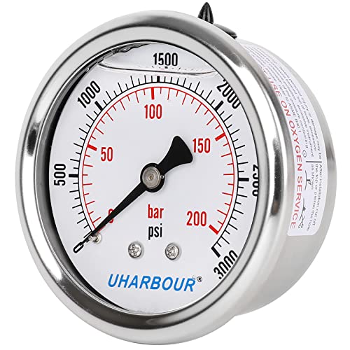 Glycerin Pressure Gauge 3000psi