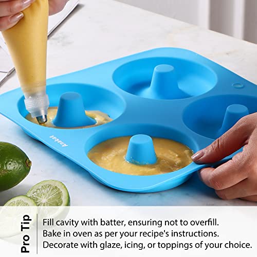 Full Size Donut Baking Pans 3 Pack (3 Count)