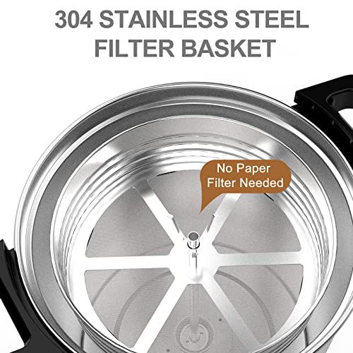 Commercial Stainless Steel Coffee Urn 110 Cup 16L Coffee Maker (110 Count)