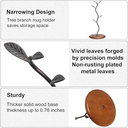Coffee Mug Holder Tree Rack for Counter (3 Count)