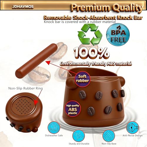 5 Inch Espresso Knock Box