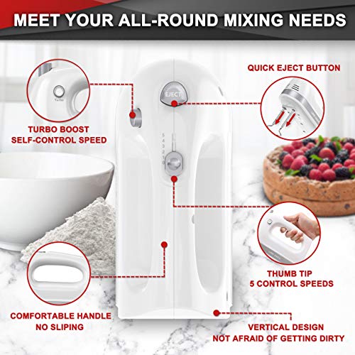 Hand Mixer Electric Handheld 400W