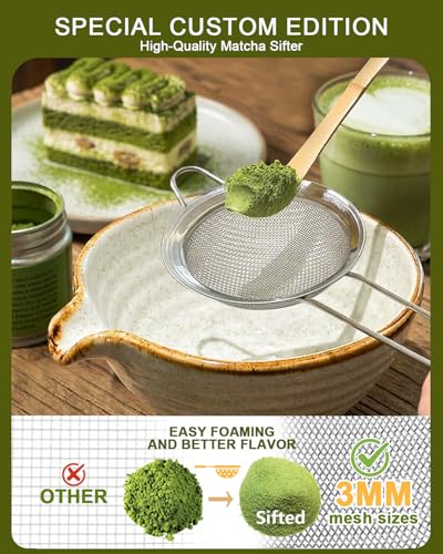 Matcha Whisk Set with Matcha Bowl