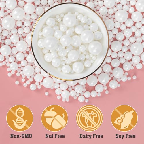 White Sprinkles 130g (4.58 Ounce)