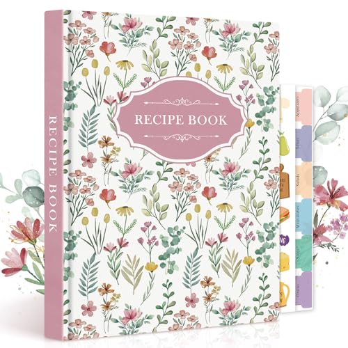 Blank Recipe Book Cookbook for 70 Recipes
