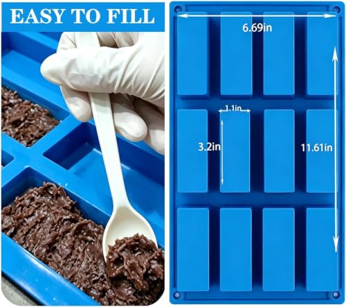 Chocolate Candy Bar Mold Silicone (2 Count)
