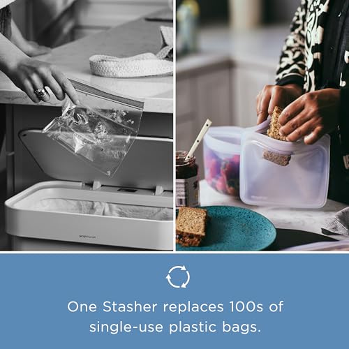 Premium Reusable Silicone Food Storage Bags (3 Count)