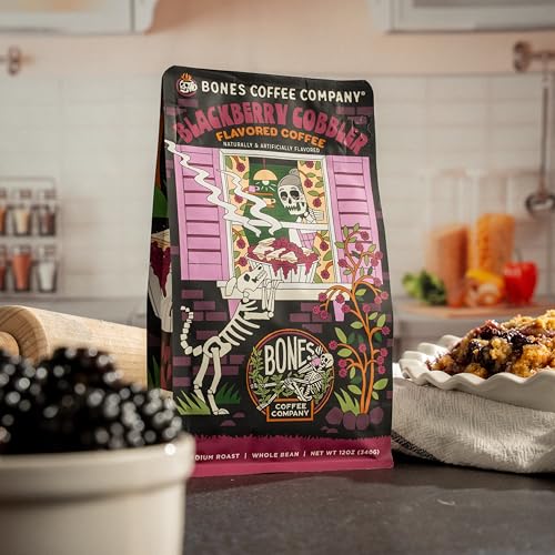 Blackberry Cobbler Flavored Coffee Beans (12 Ounce)