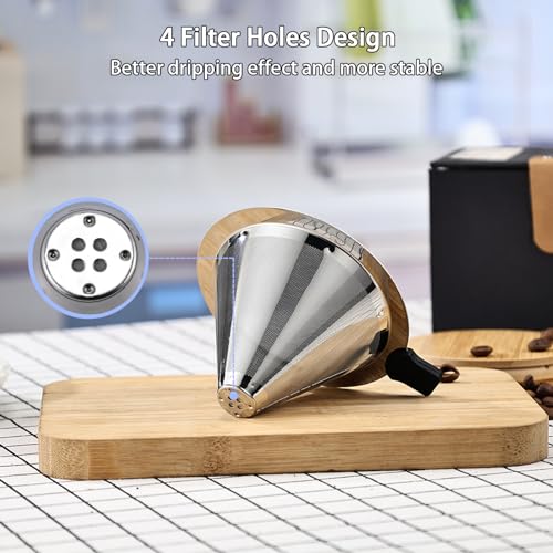 Pour Over Coffee Filter Dripper