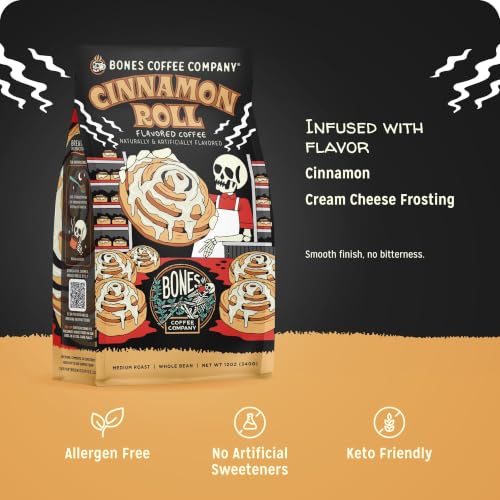 Cinnamon Roll Flavored Coffee (12 Ounce)