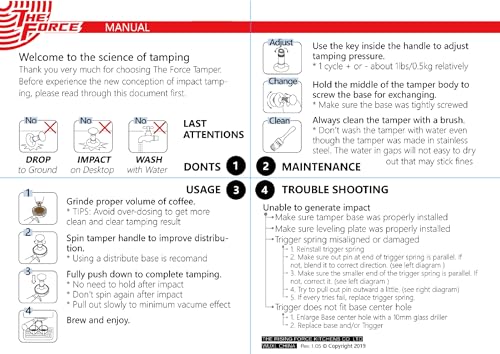 53.50mm Standard Set Black Mirror Jellyfish AL Handle Coffee Tamper