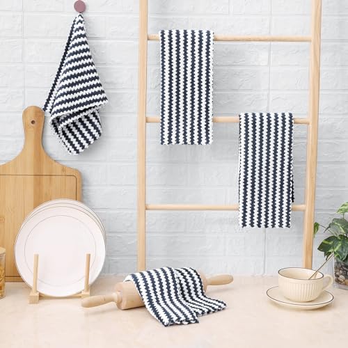 6 Pack Coral Velvet Kitchen Towels (6 Count)