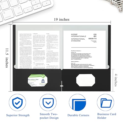 File folders with Pockets (50 Count)